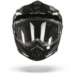 Scorpion ADX-2 Camino Zwart-Silver-Neon Geel Adventure Helm