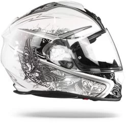 Scorpion EXO-491 Run Wit Zwart Integraalhelm