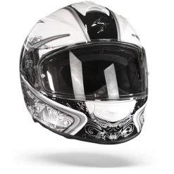 Scorpion EXO-491 Run Wit Zwart Integraalhelm -Helm Verkoop Scorpion Exo 491 Run White Black.35