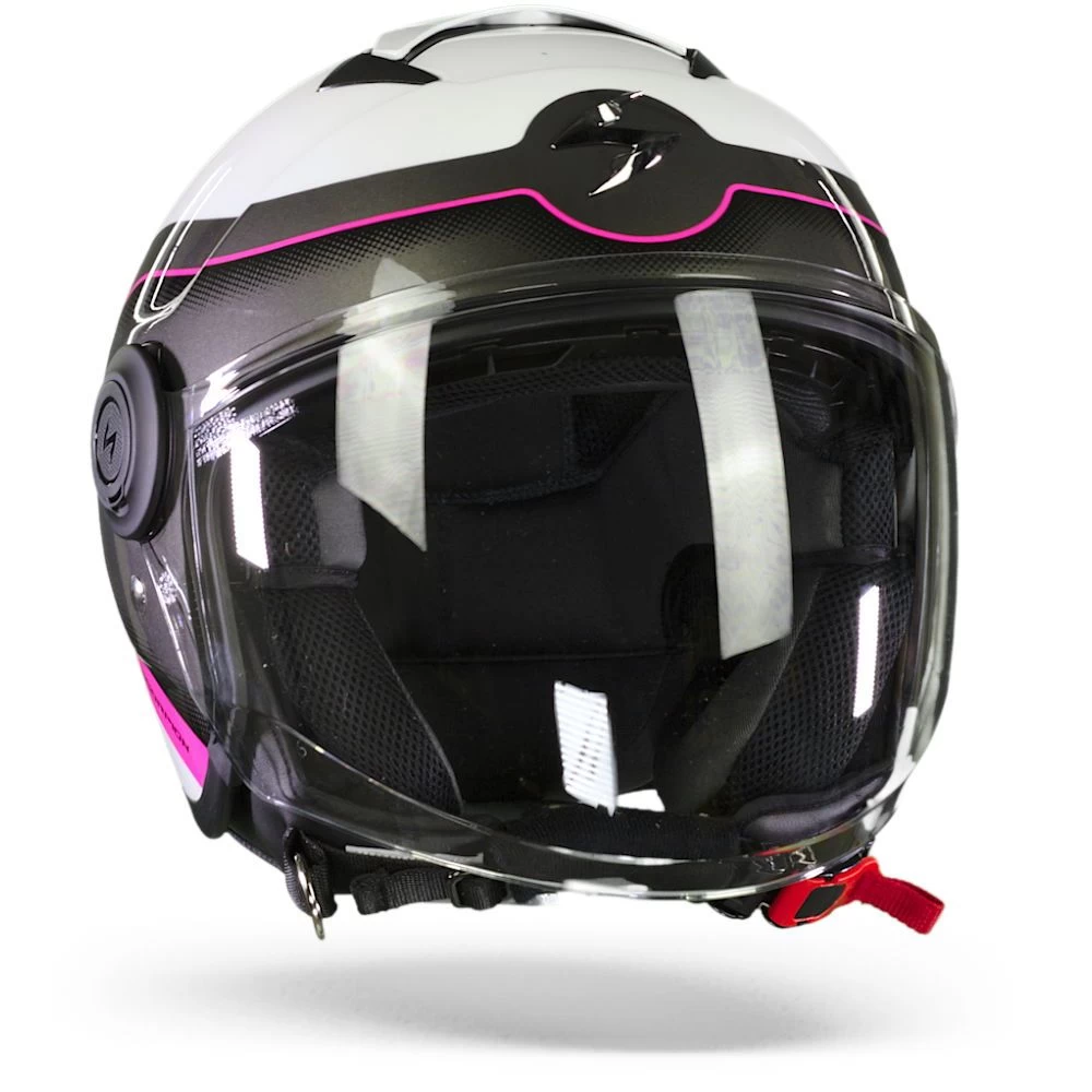 Scorpion EXO-City Roll Pearl Wit-Roze Jethelm 6 Scorpion EXO-City Roll Pearl Wit-Roze Jethelm - Afbeelding 4