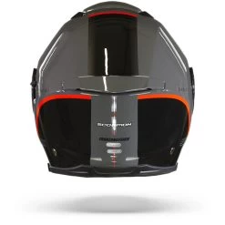 Scorpion EXO-S1 Essence Cement Grijs-Zwart-Rood Jethelm -Helm Verkoop Scorpion Exo S1 Essence Cement Grey Black Red.19
