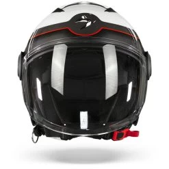 Scorpion EXO-City Roll Pearl Wit-Rood Jethelm 10 Scorpion EXO-City Roll Pearl Wit-Rood Jethelm -Helm Verkoop Scorpion Exo city Roll Pearl White Red.01