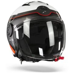 Scorpion EXO-City Roll Pearl Wit-Rood Jethelm 9 Scorpion EXO-City Roll Pearl Wit-Rood Jethelm -Helm Verkoop Scorpion Exo city Roll Pearl White Red.35