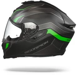 Scorpion EXO-1400 Air Fortuna Mat Zwart-Groen Integraalhelm 11 Scorpion EXO-1400 Air Fortuna Mat Zwart-Groen Integraalhelm -Helm Verkoop Scorpion exo 1400 air fortuna matt black green.11