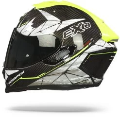 Scorpion EXO-1400 Carbon Air Aranea Zwart-Neon Geel Integraalhelm 13 Scorpion EXO-1400 Carbon Air Aranea Zwart-Neon Geel Integraalhelm -Helm Verkoop Scorpion exo 1400 carbon air aranea black neon yellow.11
