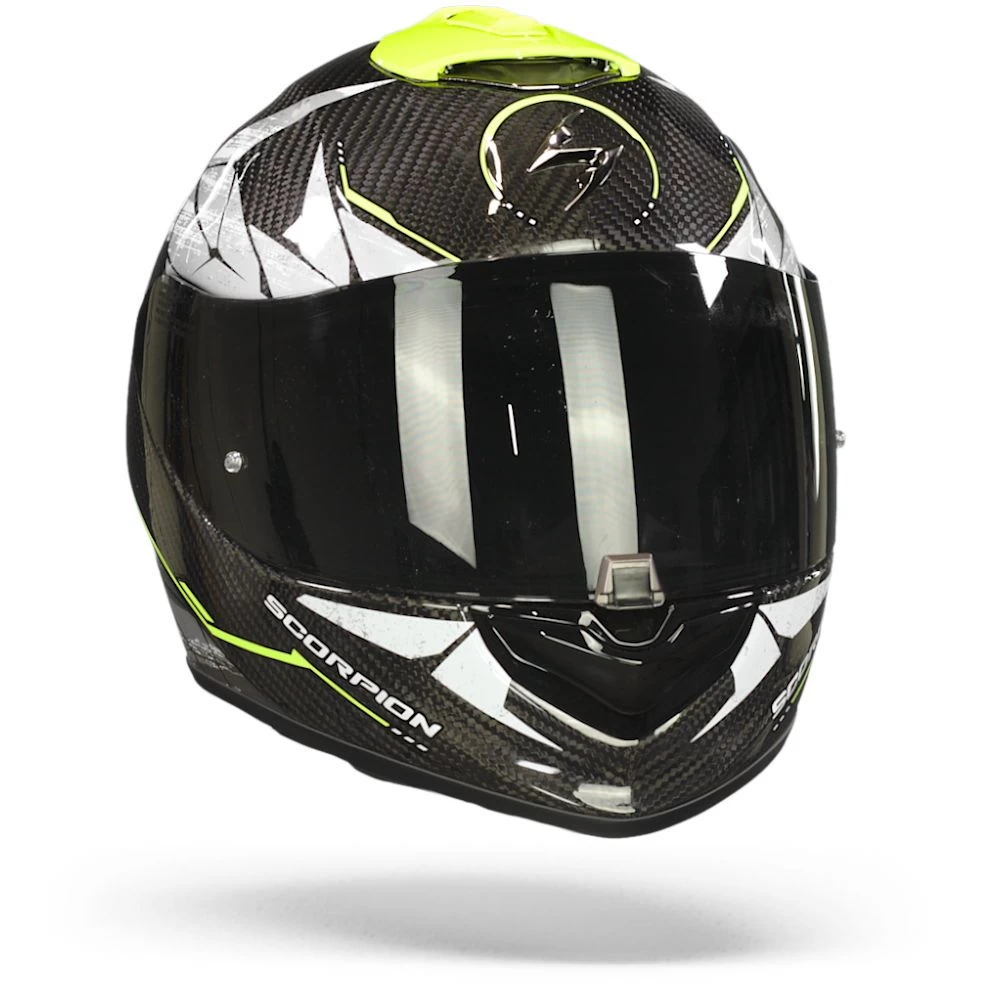 Scorpion EXO-1400 Carbon Air Aranea Zwart-Neon Geel Integraalhelm 7 Scorpion EXO-1400 Carbon Air Aranea Zwart-Neon Geel Integraalhelm - Afbeelding 5