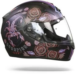 Scorpion EXO-390 Chica II Mat Zwart Roze Integraalhelm -Helm Verkoop Scorpion exo 390 chica II black pink.29