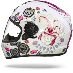 Scorpion EXO-390 Chica II Wit Roze Integraalhelm -Helm Verkoop Scorpion exo 390 chica II white pink.11