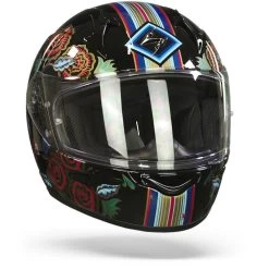 Scorpion EXO-390 Chica II Zwart Blauw Rood Integraalhelm -Helm Verkoop Scorpion exo 390 chica II black blue red.35