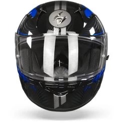 Scorpion EXO-390 Sting Zwart Blauw Integraalhelm 13 Scorpion EXO-390 Sting Zwart Blauw Integraalhelm -Helm Verkoop Scorpion exo 390 sting black blue.01