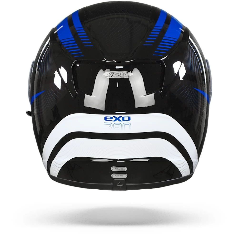 Scorpion EXO-390 Sting Zwart Blauw Integraalhelm 7 Scorpion EXO-390 Sting Zwart Blauw Integraalhelm - Afbeelding 5