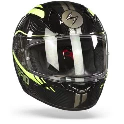 Scorpion EXO-390 Sting Zwart Neon Geel Integraalhelm -Helm Verkoop Scorpion exo 390 sting black neon yellow.35