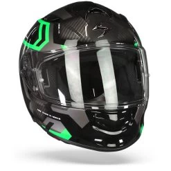 Scorpion EXO-491 Spin Zwart Groen Integraalhelm -Helm Verkoop Scorpion exo 491 spin black green.35