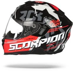 Scorpion EXO-520 Air Rok Bagoros Zwart Rood Integraalhelm -Helm Verkoop Scorpion exo 520 air rok bagoros black red.11
