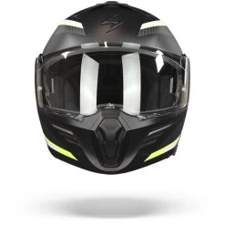 Scorpion EXO-930 Navig Mat Zwart-Neon Geel Systeemhelm -Helm Verkoop Scorpion exo 930 navig matt black neon yellow.01