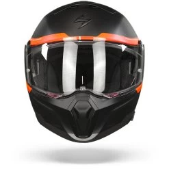 Scorpion EXO-930 Shot Mat Zwart-Rood Systeemhelm -Helm Verkoop Scorpion exo 930 shot matt black red.01