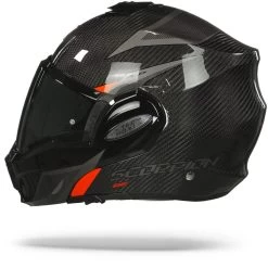 Helm Verkoop -Helm Verkoop Scorpion exo tech carbon top black red.11
