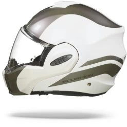 Scorpion EXO-Tech Forza Pearl Wit-Zilver Systeemhelm -Helm Verkoop Scorpion exo tech forza pearl white silver.11