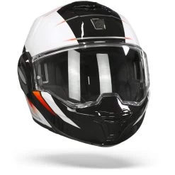 Scorpion EXO-Tech Primus Pearl Wit-Zwart Systeemhelm -Helm Verkoop Scorpion exo texh primus pearl white black.35