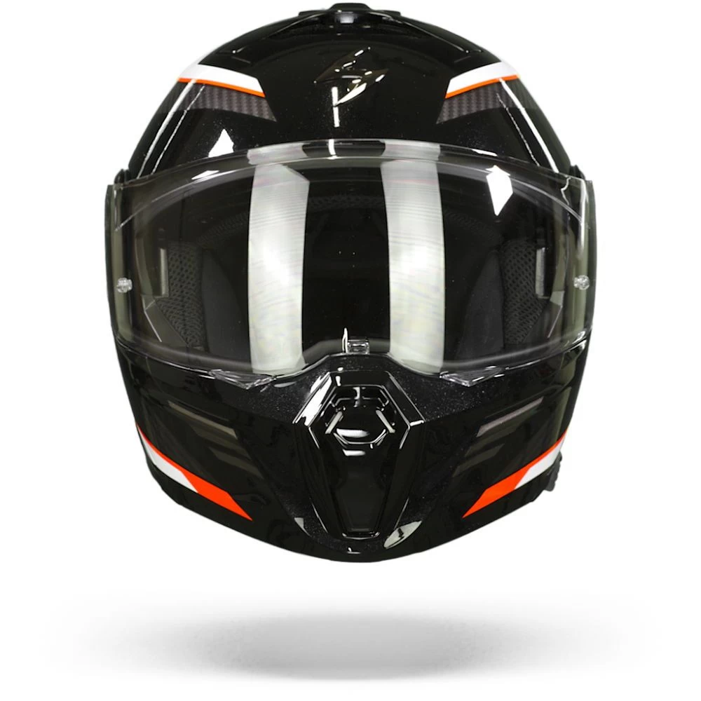 Scorpion EXO-930 Navig Metal Zwart-Rood Systeemhelm 7 Scorpion EXO-930 Navig Metal Zwart-Rood Systeemhelm - Afbeelding 5