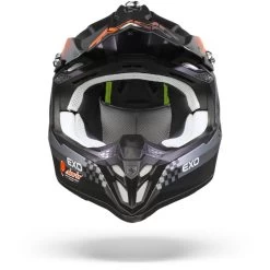 Scorpion VX-16 Air Soul Mat Zwart-Oranje Crosshelm -Helm Verkoop Scorpion vx 16 air soul matt black orange.01