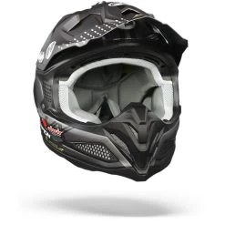 Scorpion VX-22 Air Ares Mat Zwart-Silver Crosshelm -Helm Verkoop Scorpion vx 22 air ares matt black silver.35