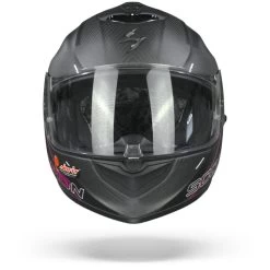 Scorpion EXO-1400 Carbon Air Drik Mat Zwart Roze Integraalhelm