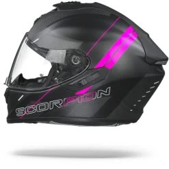 Scorpion EXO-1400 Carbon Air Drik Mat Zwart Roze Integraalhelm -Helm Verkoop ScorpionExo 1400CarbonAirDrikMattBlackPink.11