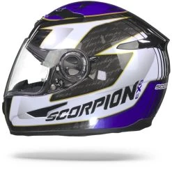 Scorpion EXO-490 Tour Wit Blauw Integraalhelm -Helm Verkoop ScorpionExo 490TourBlackWhiteBlueGlossy.11