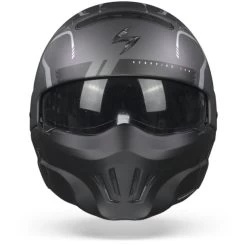 Scorpion EXO-Combat Evo Ram Mat Mat Donker Grijs Zilver Multihelm 12 Scorpion EXO-Combat Evo Ram Mat Mat Donker Grijs Zilver Multihelm -Helm Verkoop ScorpionExo CombatEvoRamMattDarkGreySilverJet.01 1