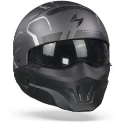 Scorpion EXO-Combat Evo Ram Mat Mat Donker Grijs Zilver Multihelm 14 Scorpion EXO-Combat Evo Ram Mat Mat Donker Grijs Zilver Multihelm -Helm Verkoop ScorpionExo CombatEvoRamMattDarkGreySilverJet.35