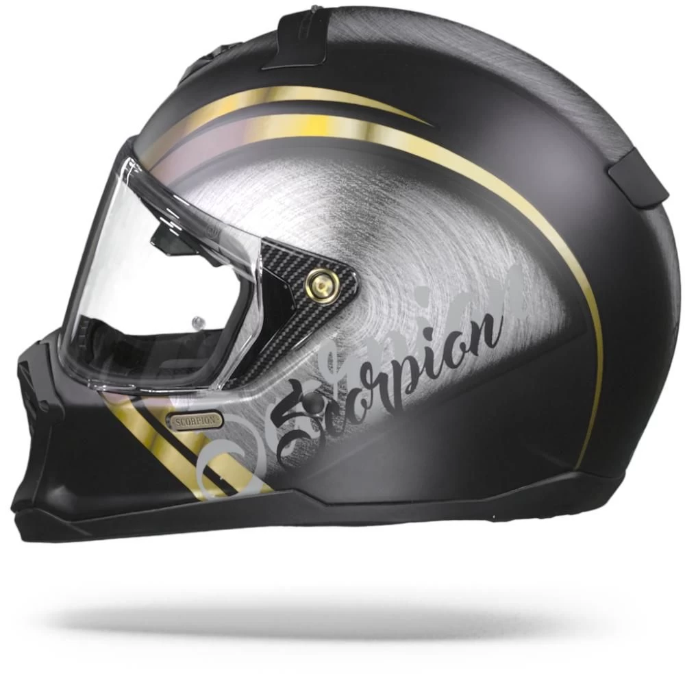 Scorpion EXO-HX1 Ohno Mat Zwart Goud Integraalhelm 2 Scorpion EXO-HX1 Ohno Mat Zwart Goud Integraalhelm