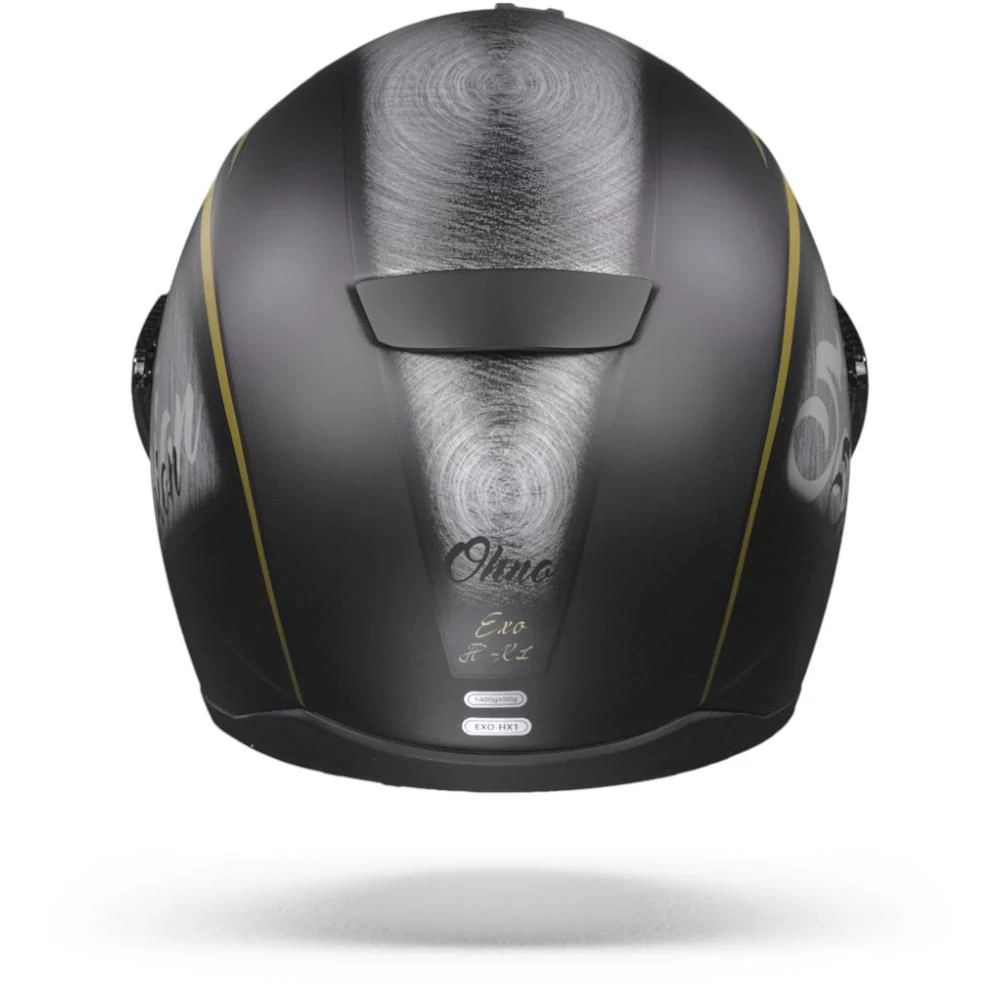 Scorpion EXO-HX1 Ohno Mat Zwart Goud Integraalhelm 3 Scorpion EXO-HX1 Ohno Mat Zwart Goud Integraalhelm - Afbeelding 2