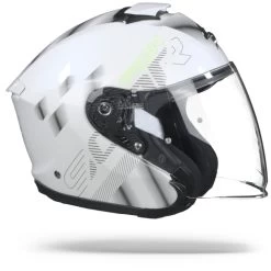 Scorpion EXO-S1 Gravity Pearl Wit Zilver Jethelm -Helm Verkoop ScorpionExo S1GravityPearlWhiteSilverGlossy.29