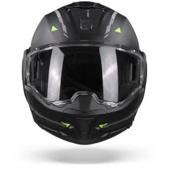 Scorpion EXO-Tech Square Mat Zwart Neon Geel Systeemhelm -Helm Verkoop ScorpionExo TechSquareMattBlackYellow.01