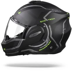 Scorpion EXO-Tech Square Mat Zwart Neon Geel Systeemhelm -Helm Verkoop ScorpionExo TechSquareMattBlackYellow.11