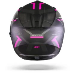 Scorpion EXO-491 Spin Mat Zwart Roze Integraalhelm -Helm Verkoop Scorpion EXO 491 Spin Matt Black Pink.19