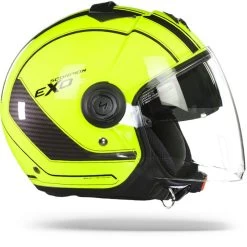 Scorpion EXO-City Scoot Neon Geel Zwart Jethelm -Helm Verkoop Scorpion EXo City Scoot Yellow Black Jet Helmet.29