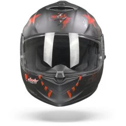 Scorpion EXO-1400 Air Asio Mat Zwart Rood Integraalhelm -Helm Verkoop Scorpionexo 1400airasiomattblackred.01