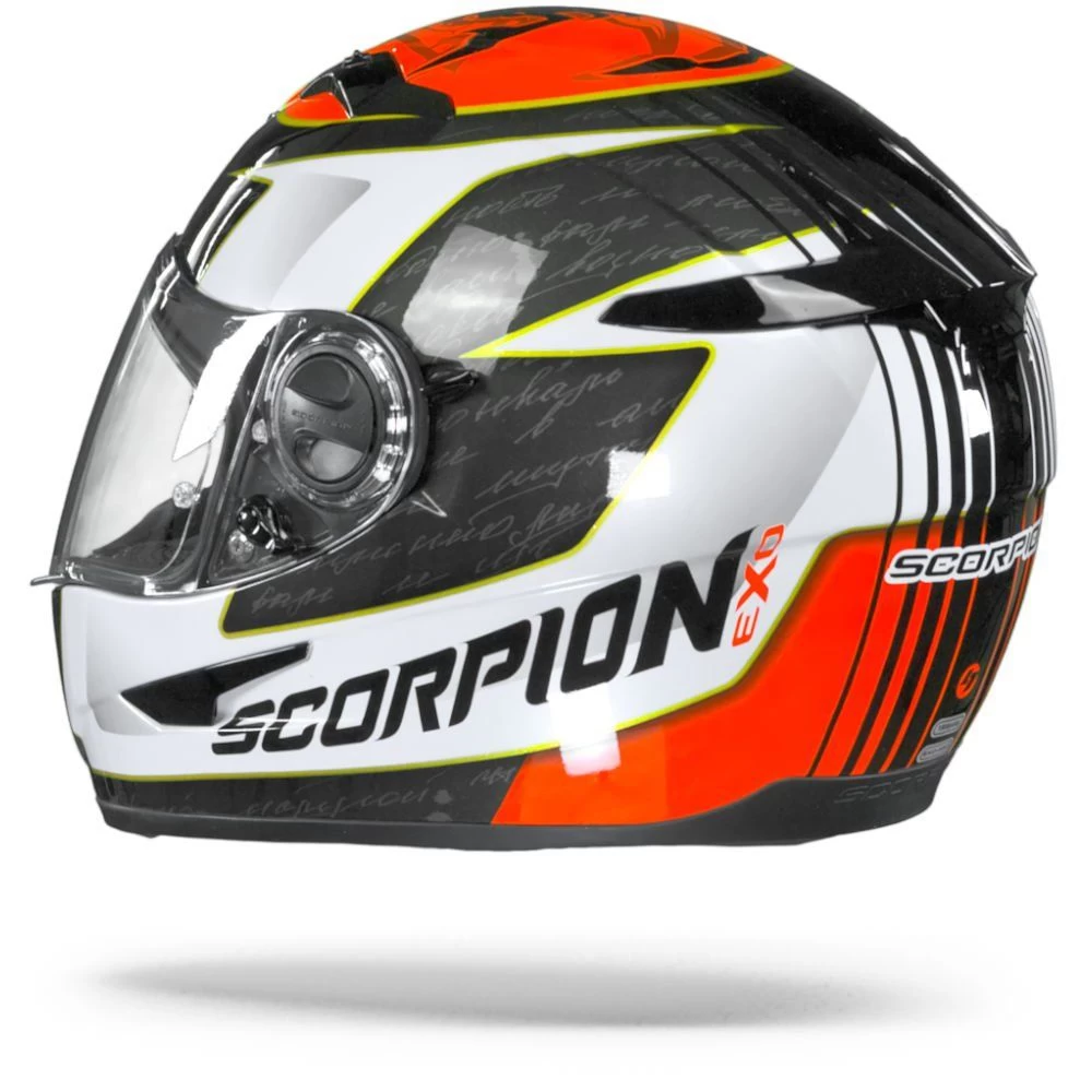 Scorpion EXO-490 Tour Wit Rood Integraalhelm 6 Scorpion EXO-490 Tour Wit Rood Integraalhelm - Afbeelding 4