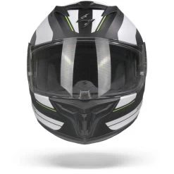 Scorpion EXO-520 Air Lemans Mat Zwart Zilver Wit Integraalhelm -Helm Verkoop Scorpionexo 520airlemansmattblacksilverwhite.01