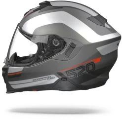 Scorpion EXO-520 Air Lemans Mat Zilver Rood Integraalhelm -Helm Verkoop Scorpionexo 520airlemansmattsilverred.11