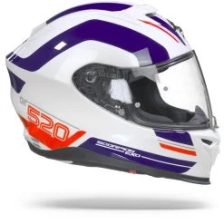 Scorpion EXO-520 Air Lemans Wit Blauw Rood Integraalhelm -Helm Verkoop Scorpionexo 520lemanswhiteblueredglossy.29
