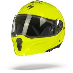 Scorpion EXO-930 Solid Neon Geel Systeemhelm -Helm Verkoop Scorpionexo 930solidneonyellow.04