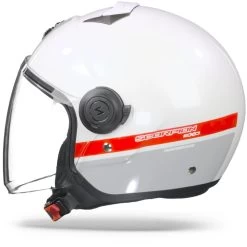 Scorpion EXO-City Strada Wit Zilver Rood Jethelm 14 Scorpion EXO-City Strada Wit Zilver Rood Jethelm -Helm Verkoop Scorpionexo citystradawhitesilverredglossy.11