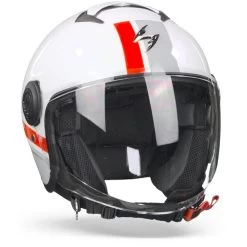 Scorpion EXO-City Strada Wit Zilver Rood Jethelm 11 Scorpion EXO-City Strada Wit Zilver Rood Jethelm -Helm Verkoop Scorpionexo citystradawhitesilverredglossy.35