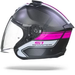 Scorpion EXO-S1 Cross-Ville Mat Zwart Roze Jethelm -Helm Verkoop Scorpionexo s1cross villemattblackpink.11