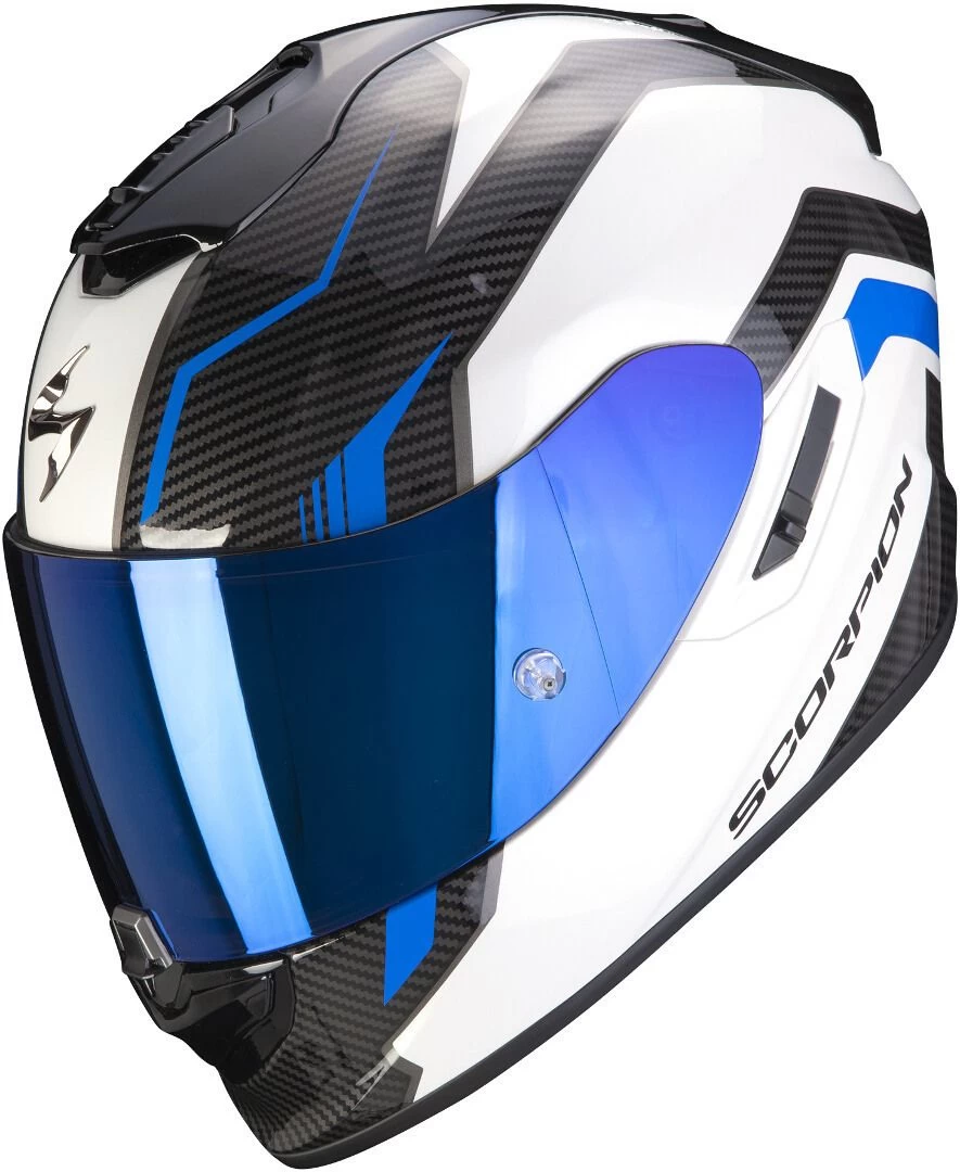 Scorpion EXO-1400 Air Fortuna Wit Blauw Integraalhelm 3 Scorpion EXO-1400 Air Fortuna Wit Blauw Integraalhelm