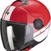 Scorpion EXO-City Strada Rood Wit Wit Jethelm -Helm Verkoop a scorpionexocity strada matwhibla getstung