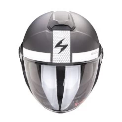 Scorpion Exo-City II Short Mat Zilver Wit Jethelm -Helm Verkoop product foto 2 2 1